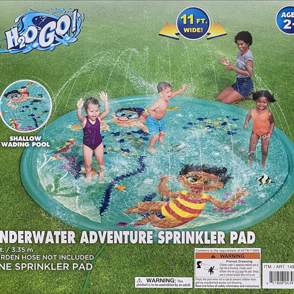  Underwater Adventure Sprinkler Pad 